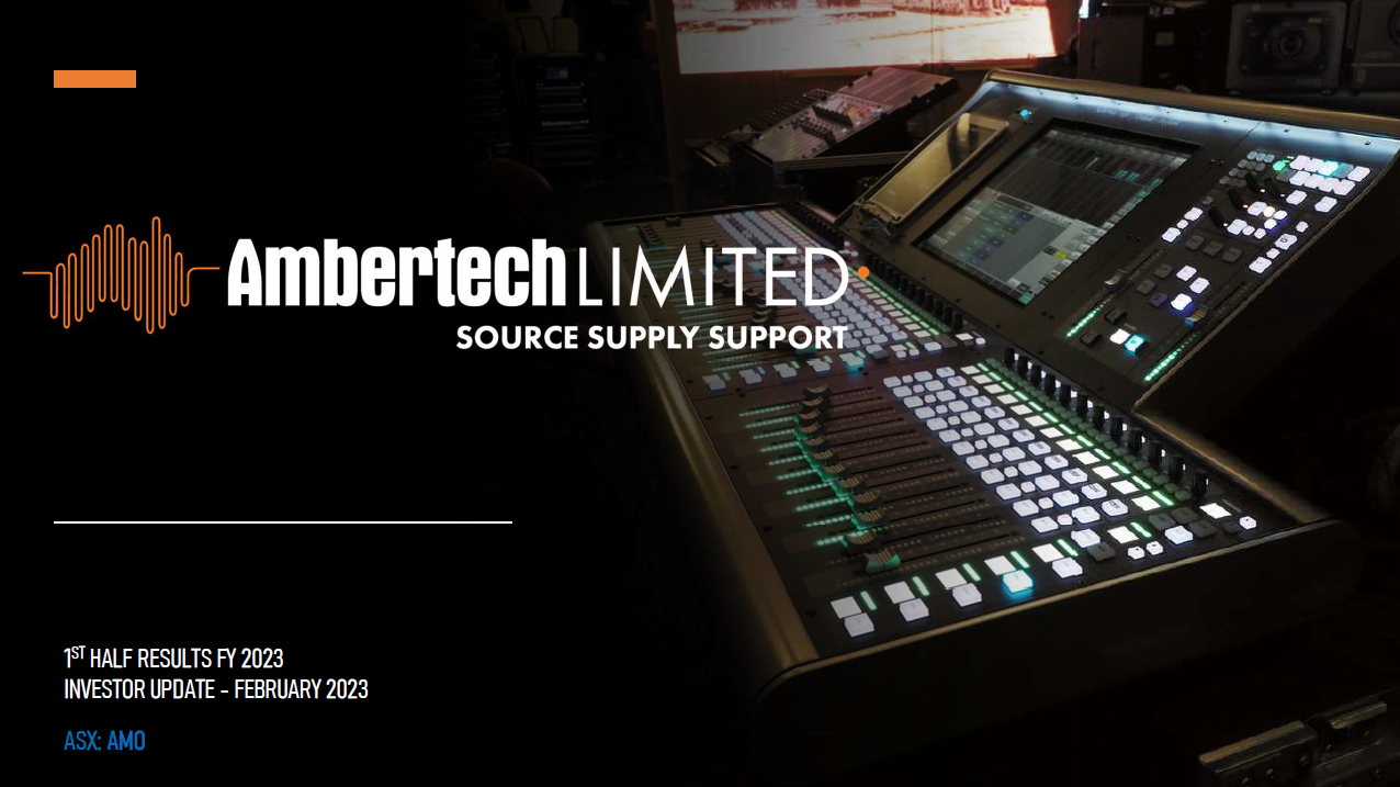 Investor Presentation February 2023